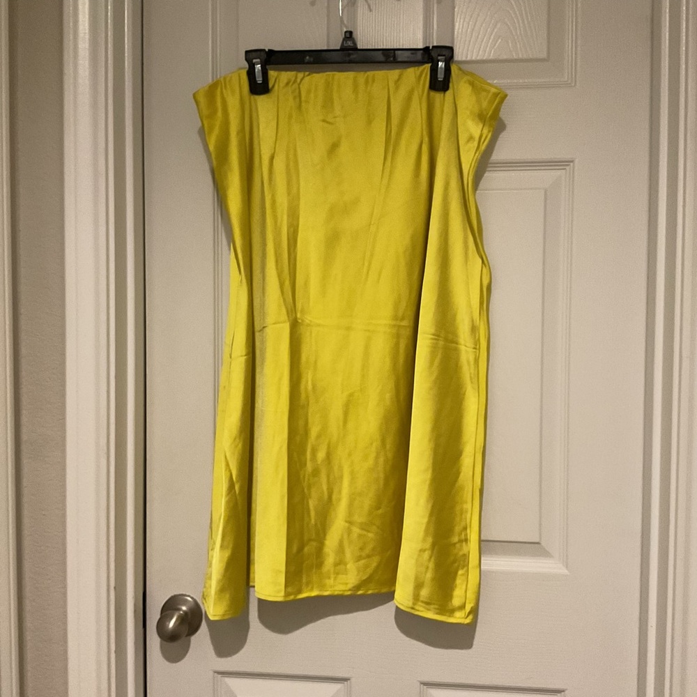 Brand New Free Assembly Satin Slip Midi Skirt